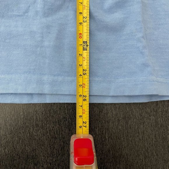 Peanuts Collection Women's Snoopy Embroidered Blue SS T-shirt USA Made, Sz M NWT - Picture 5 of 6